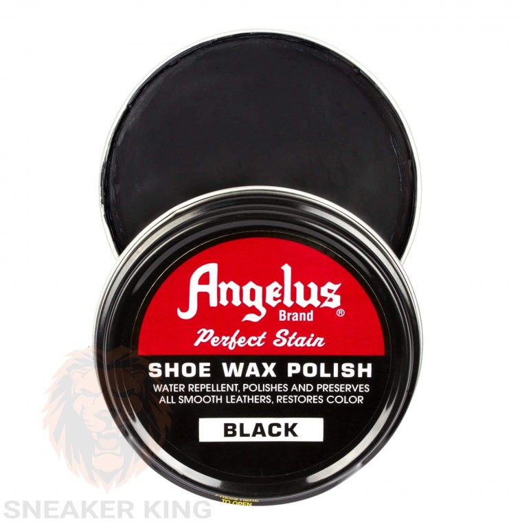 Віск для шкіри Angelus shoe wax black (чорний) made in USA
